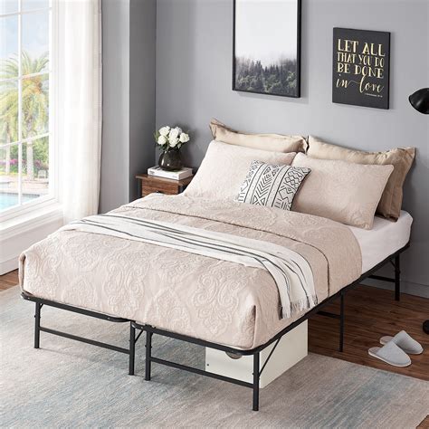 metal bed storage box|metal beds with mattress complete.